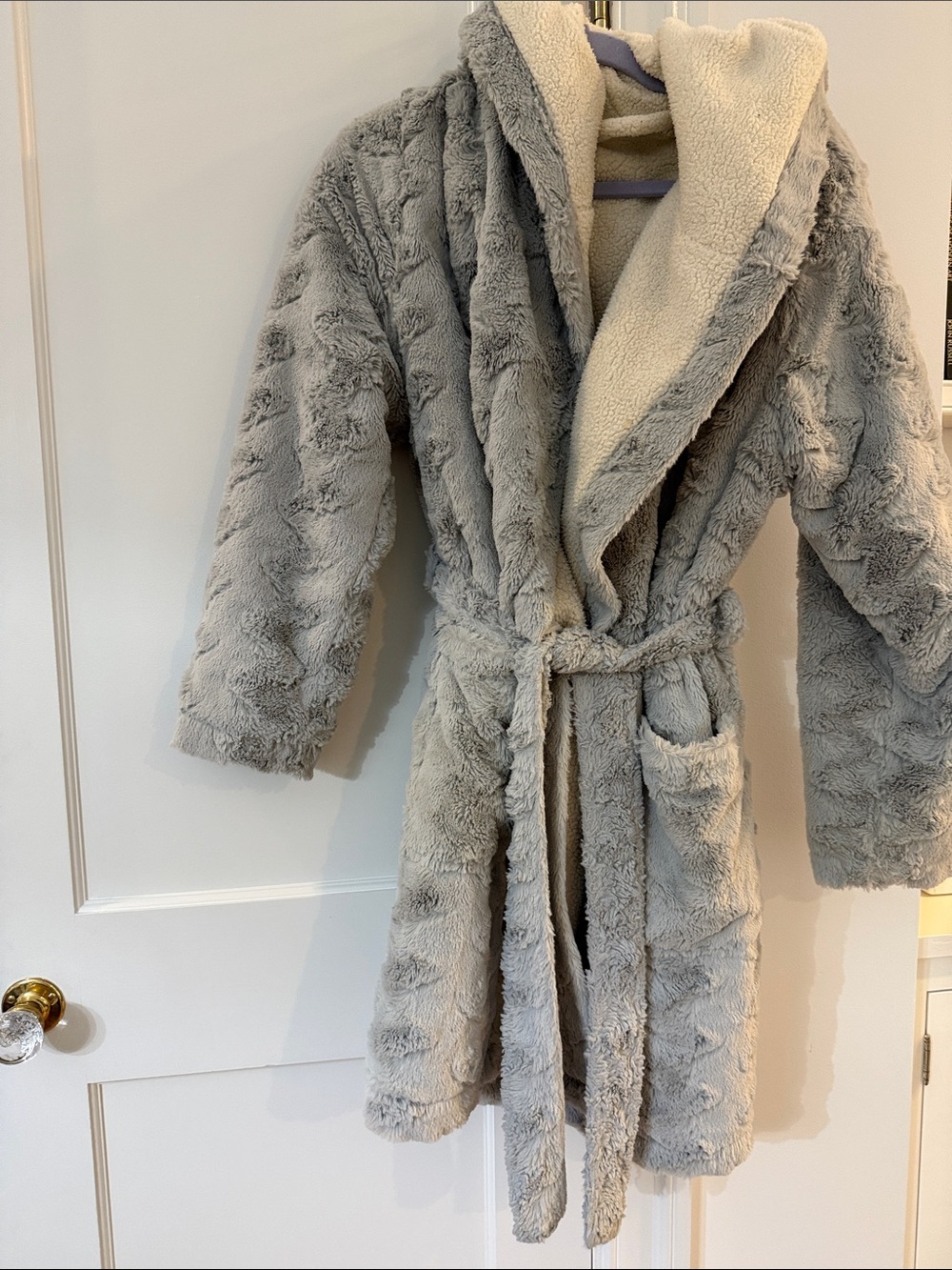 Topshop Plush Hooded plush robe
